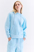 HOODIE GOLA ALTA AZUL CLARO